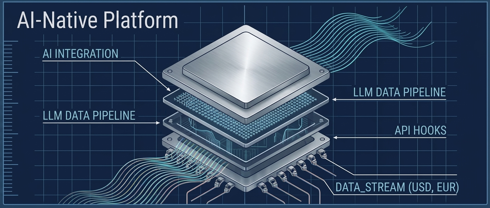 Blueprint-style compliance and AI fintech stack