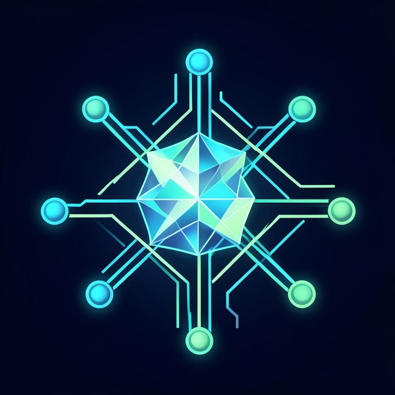 Illustrated AI-native financial network